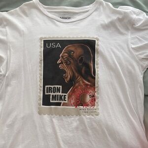Iron Mike Graphic Tee in White